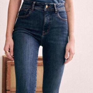NWOT Sezane Slim Parfait Blue Jeans- FR40/US8